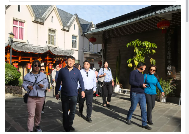 蒙古第八批高中级领导干部考察团莅临高黎贡文化创意产业园区参观考察