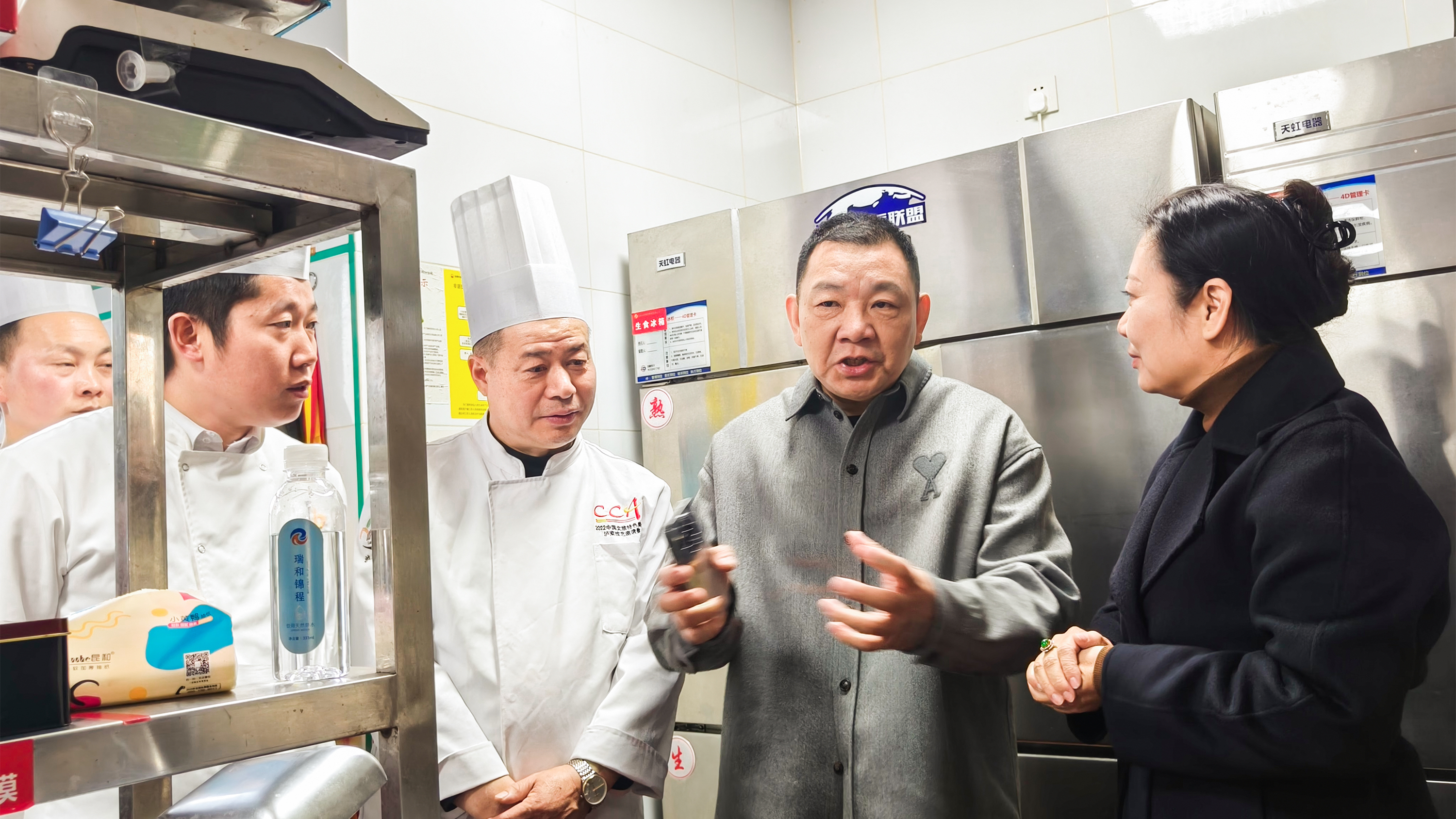 中国烹饪大师周卫先生莅临恒益集团指导工作